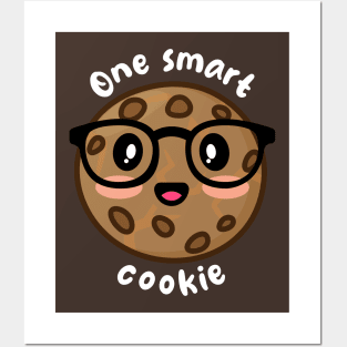 One smart cookie (on dark colors) Posters and Art